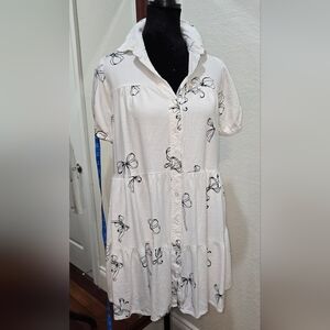 Jane and Delancey Cream Mini Dress